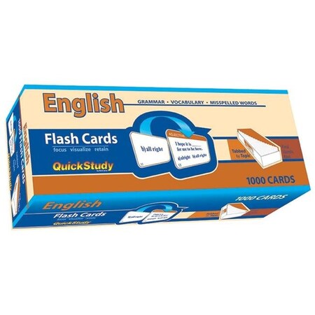 Barcharts BarCharts 9781423240402 English Flashcards - Pack of 1000 9781423240402